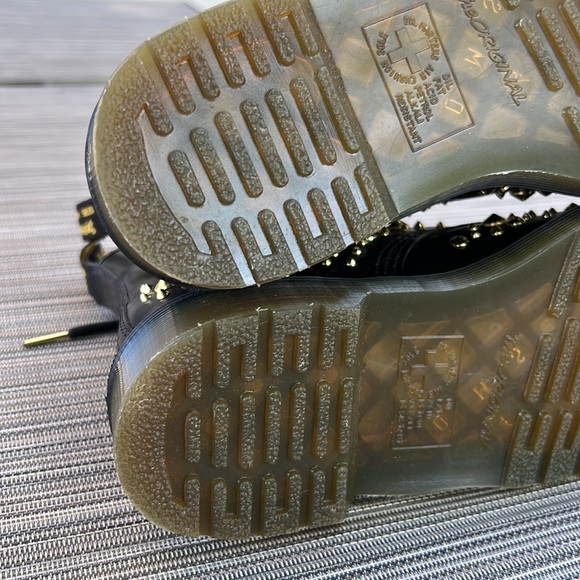 NWOB Dr Martens Midas Gold Metal Studded 1460 Boots~LIMITED  Size EU37 US5M US6L - Picture 13 of 16